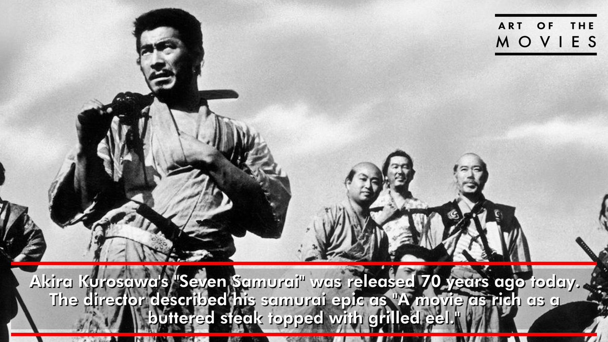 On this day in 1954: Akira Kurosawa's 'Seven SamuraI' premiered in Japan. 70 years on, does it hold up to its reputation as one of the greatest Japanese films of all time?
#otd #sevensamurai #japanese #samurai #classicmovies