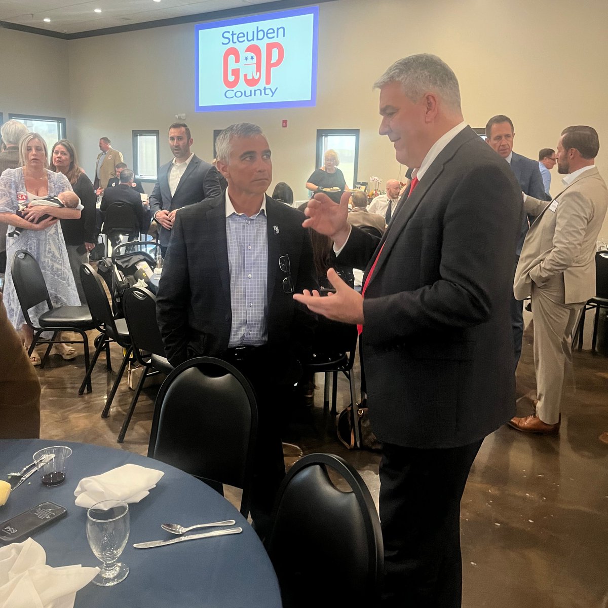 The Steuben Republican Party Lincoln Day Dinner was a huge success! Grateful to be with friends and supporters of my campaign. #VoteZayinMay