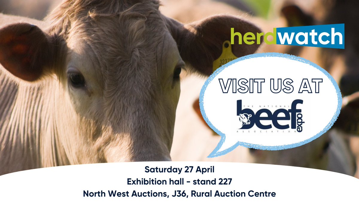 We are at the @beefexpo tomorrow! 🐮 🇬🇧 Call by stand 227 in the exhibition hall to learn more about how our technology can help you 👋 📲 #GBBW24 #GreatBritishBeefWeek24 #NaturallyDeliciousBeef #BeefExpo2024