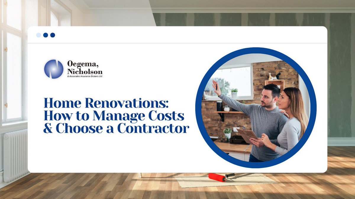 Are you planning a #HomeRenovation? Get tips to manage costs! 🏡

#OegemaNicholson breaks down budgeting, getting quotes, avoiding overspending, and picking the right contractor. 🛠️ 

Read our blog now: bit.ly/3T8Gm6A

#HomeRenovation #ContractorTips