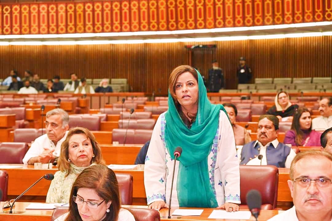 Glimpses from today's session of the National Assembly. PPP Central Leader MNA Dr @ShahNafisa #NASession