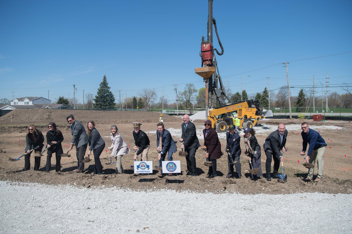 Celebrating a monumental moment as construction begins on the 100th Fisher House in #Chicago, Illinois! 🏡 84 Lumber is honored to contribute to this milestone, supporting @FisherHouseFdtn's mission of providing free lodging to military and Veteran families during medical care.