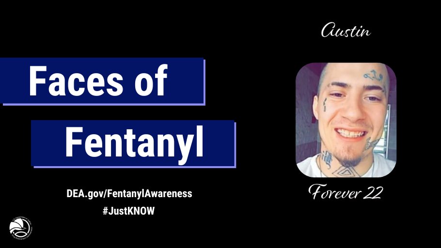 #DYK 68% of overdose deaths involved synthetic opioids, primarily fentanyl. Join DEA’s efforts to remember the lives lost from fentanyl poisoning by submitting a photo of a loved one lost to fentanyl #JustKNOW Learn more dea.gov/FentanylAwaren…