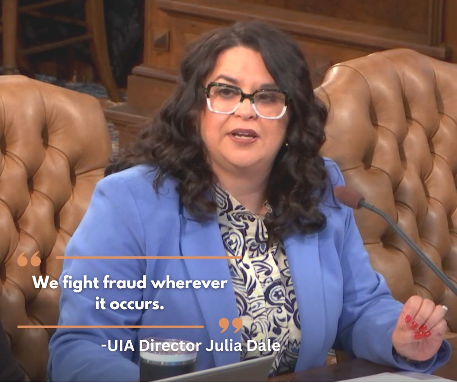 Mich. #UIA Dir. Dale had clear messages for lawmakers at a Thursday hearing: 👮🏻‍♀️ “We fight fraud wherever it occurs.” 🔎 UIA is focused on the future, innovating, transforming and modernizing. 🎞️Video: bit.ly/3QkPWS8