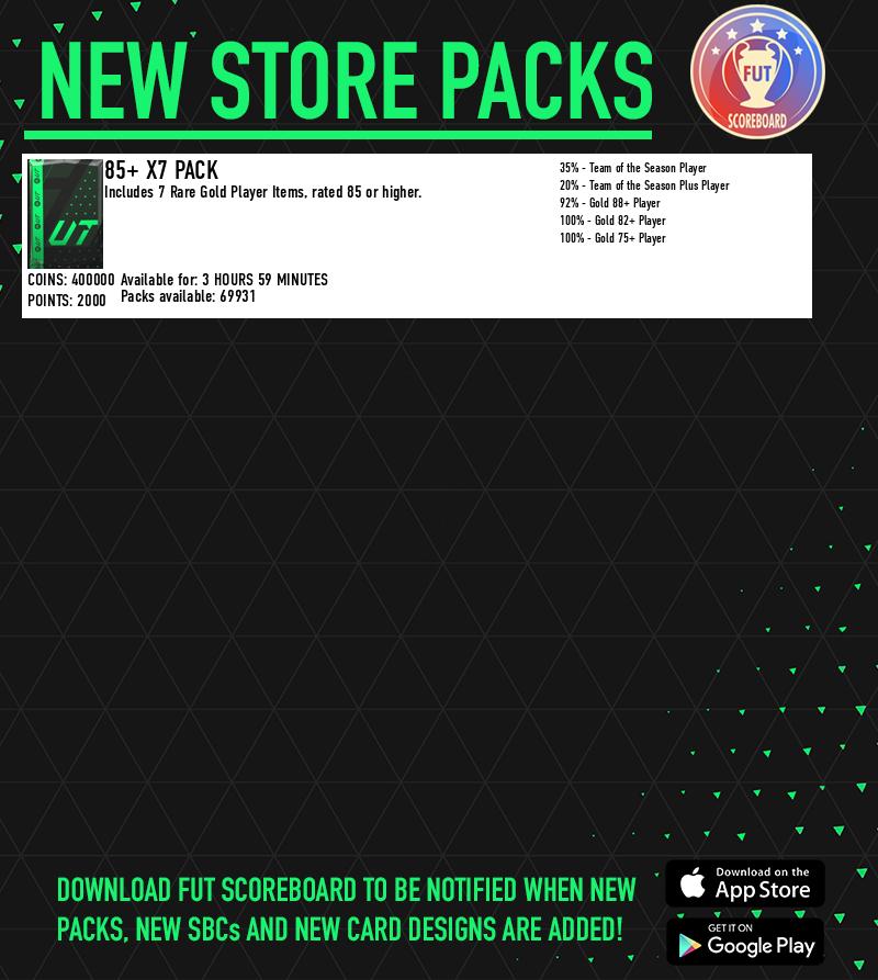 💰 NEW STORE PACKS ADDED 💰