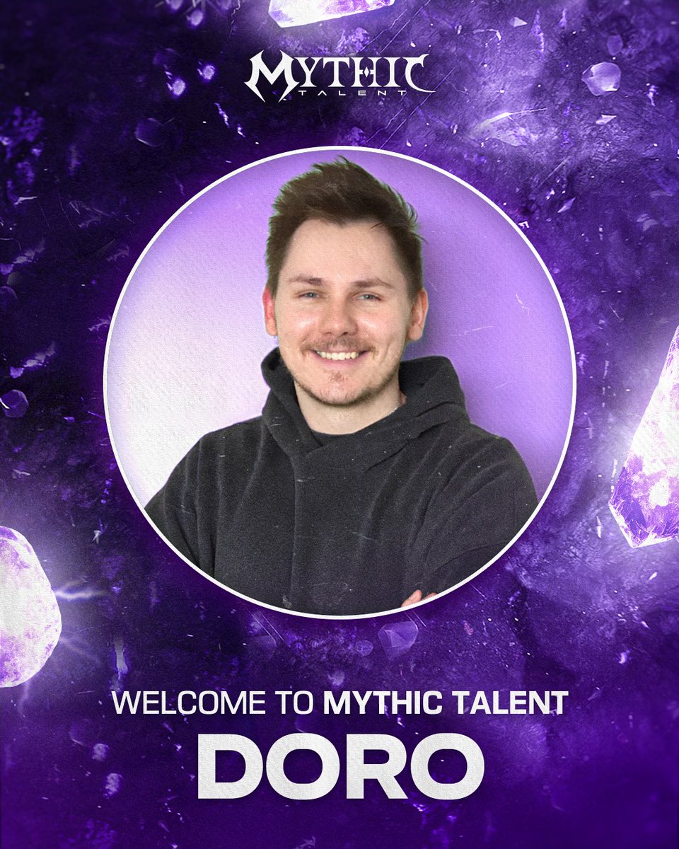 We promised him we’d pay for his rolls in every gocha game if he signed so… Everyone please welcome @doro44twitch to the Mythic team! 💜