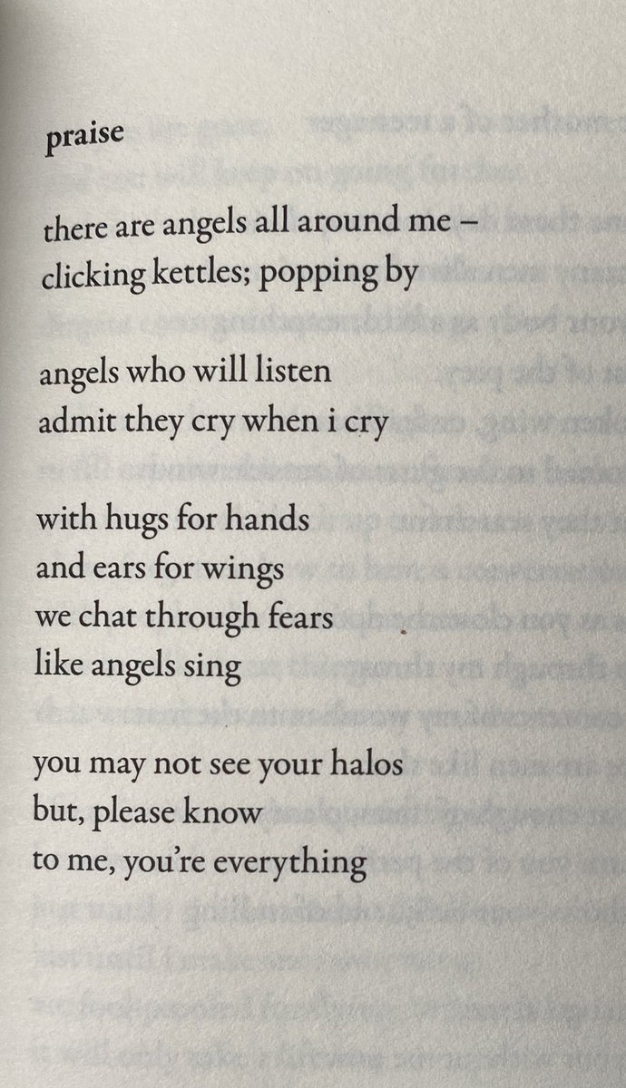 I am in love with this poem by @holliepoetry (from her new book ‘Lobster’, which I am also in love with).