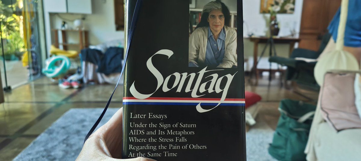 In Brazil I've been reading Clarice Lispector + rereading Susan Sontag. Former so rich that I go slowly. Latter still brilliant/contentious: Luminous on her friend Roland Barthes (and other men). Yet her 1990s piece on death of cinephilia is still way off (90s were a golden age)