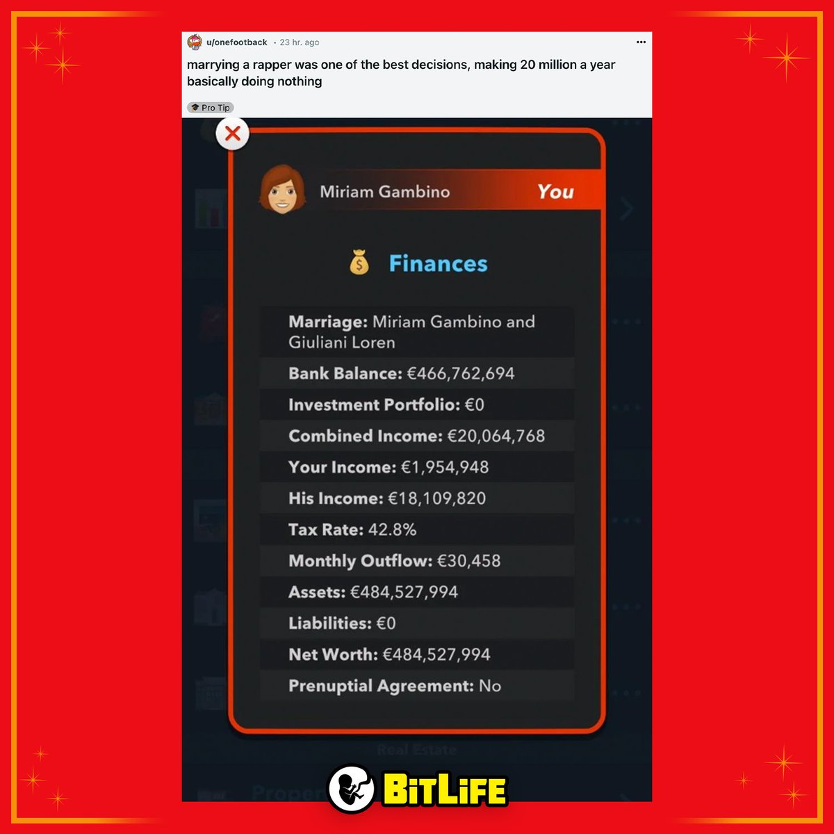 Sometimes you just wanna sit back, do nothing, and watch that money grow. You know? 🤑 #BitLife