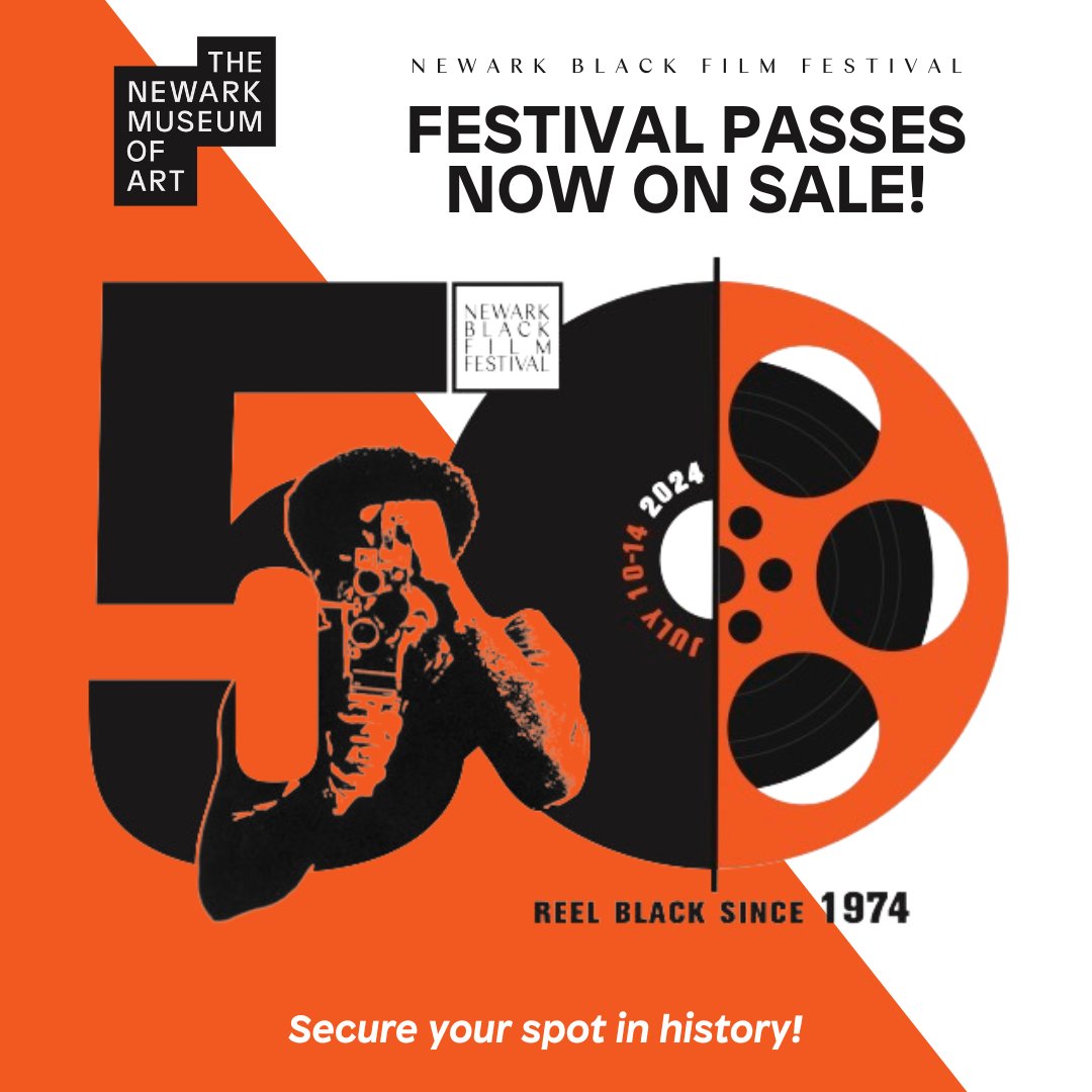Festival Passes Now Available! Join us for the historic 50th Newark Black Film Festival, happening July 10-14. Secure your pass today and be part of this extraordinary cinematic journey! #NBFF2024 📽️ Get your pass: newarkblackfilmfestival.com/passes-tickets