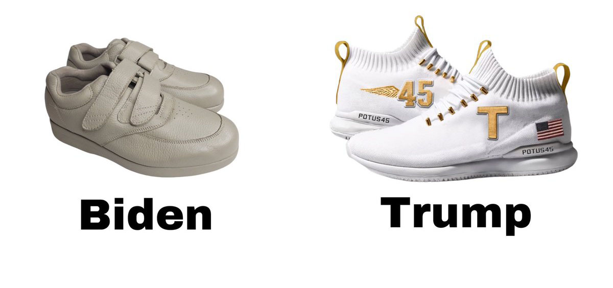 Should President Biden come out with his own brand of sneakers? Let us know? 😝