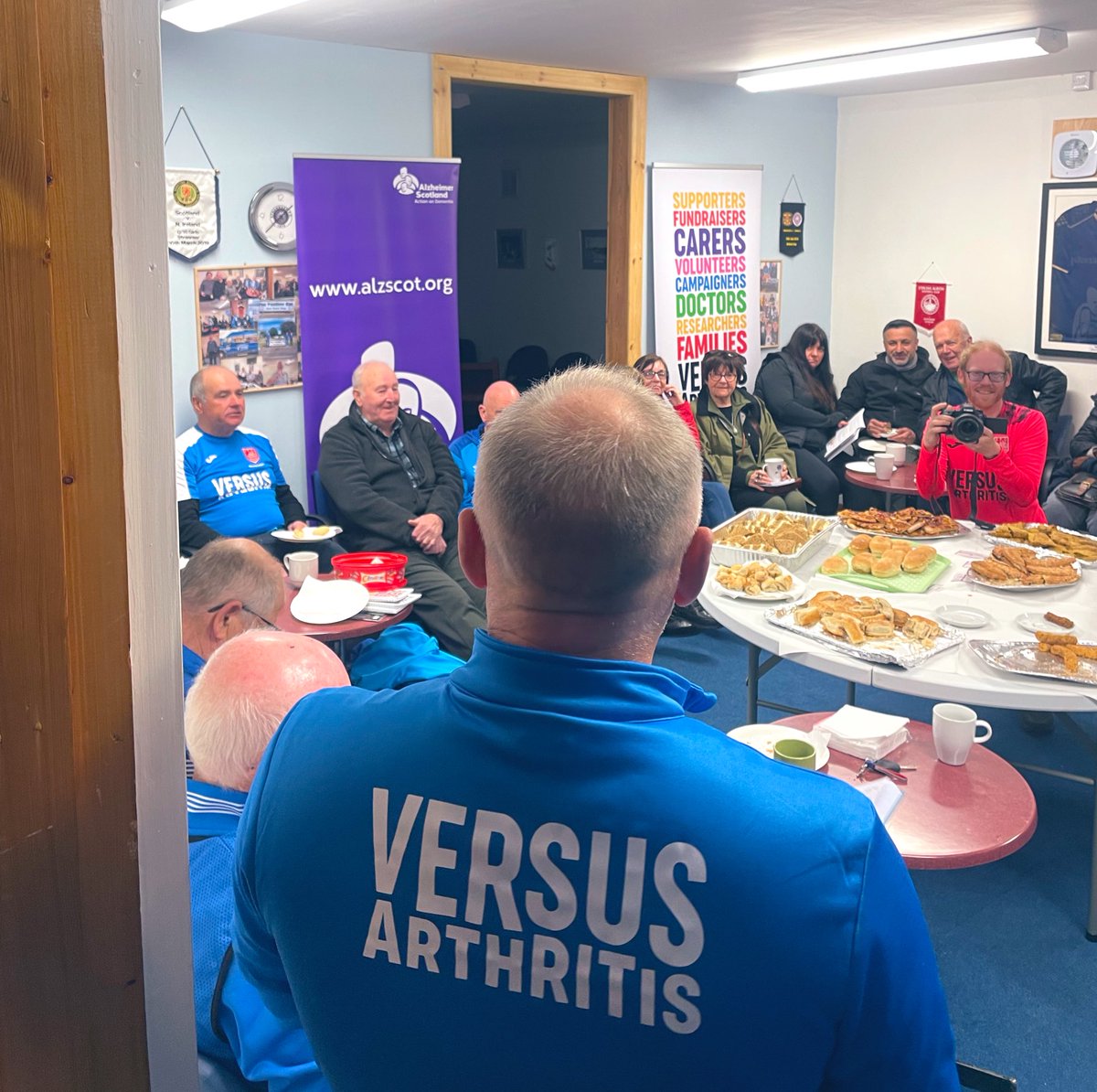 Lauren Bennie (@lauren_bennieuk) on Twitter photo I wish I could capture the solidity some 30+ men have grown in Stranraer with <a href="/VersusArthritis/">Versus Arthritis</a> & <a href="/StranraerFC/">Stranraer FC</a> walking football group. The moment I stepped inside today, I could feel it. Warmth, camaraderie, peer support.
#MenMatter #PhysicalActivity #MentalHealth #arthritis #MSK I wish I could capture the solidity some 30+ men have grown in Stranraer with <a href="/VersusArthritis/">Versus Arthritis</a> & <a href="/StranraerFC/">Stranraer FC</a> walking football group. The moment I stepped inside today, I could feel it. Warmth, camaraderie, peer support.
#MenMatter #PhysicalActivity #MentalHealth #arthritis #MSK