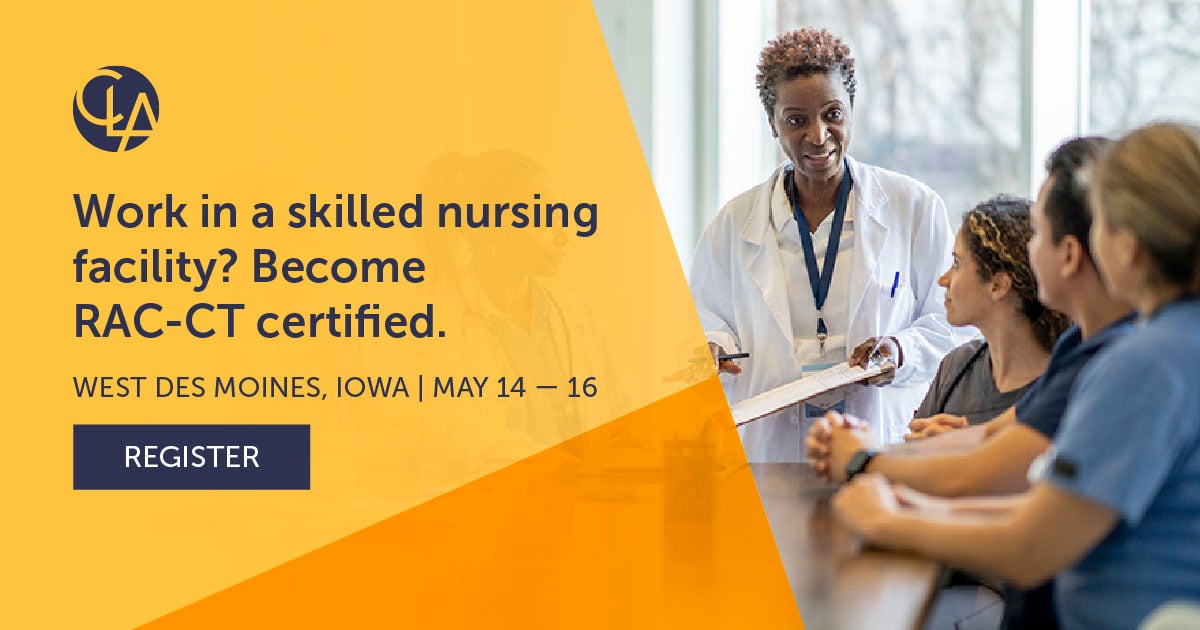 Do you work in a skilled nursing facility? Become RAC-CT certified with the help of CLA. Sign up today. hubs.li/Q02sDmjx0