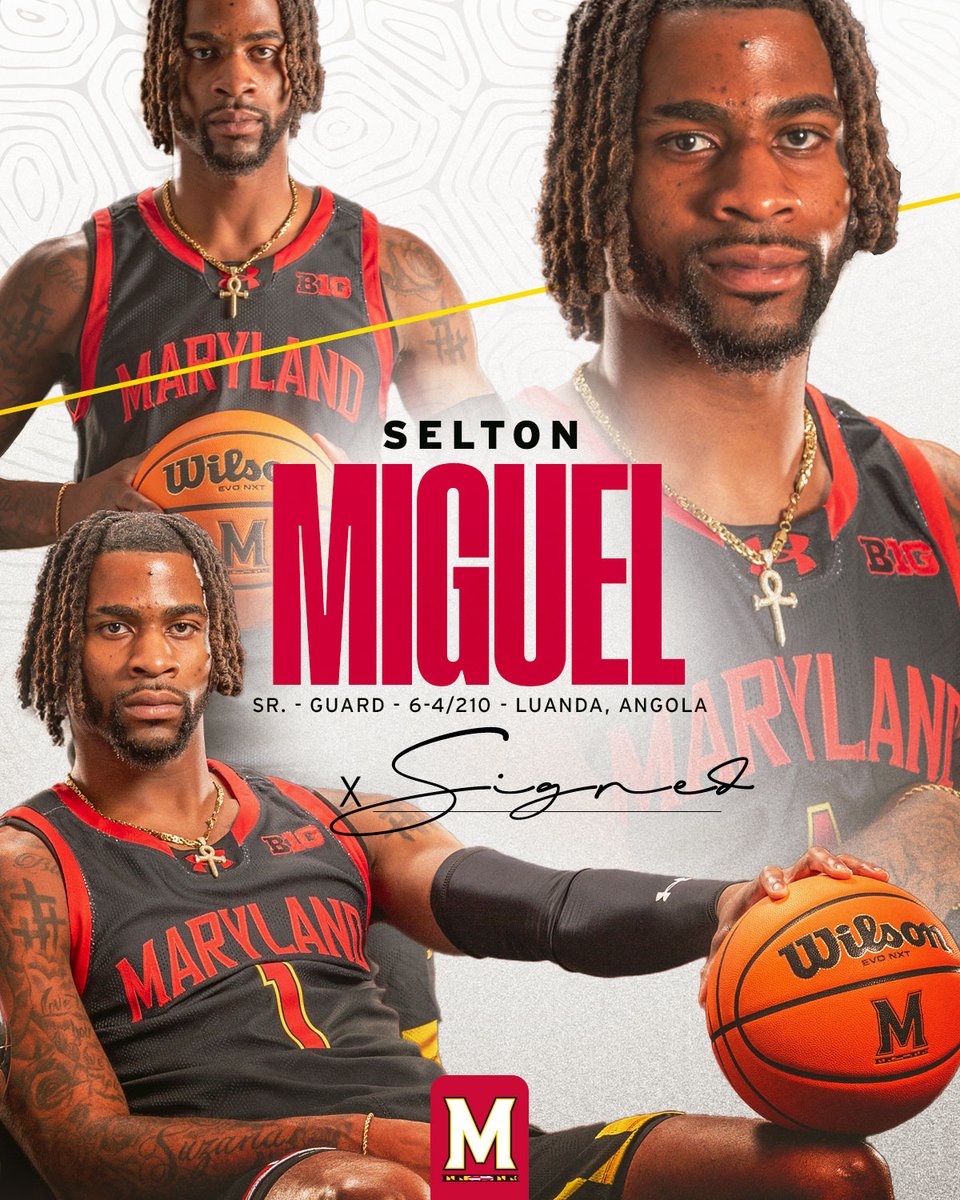 It's official @selton_miguel is a Terp 🇦🇴 ➡️ go.umd.edu/44eqjZ7