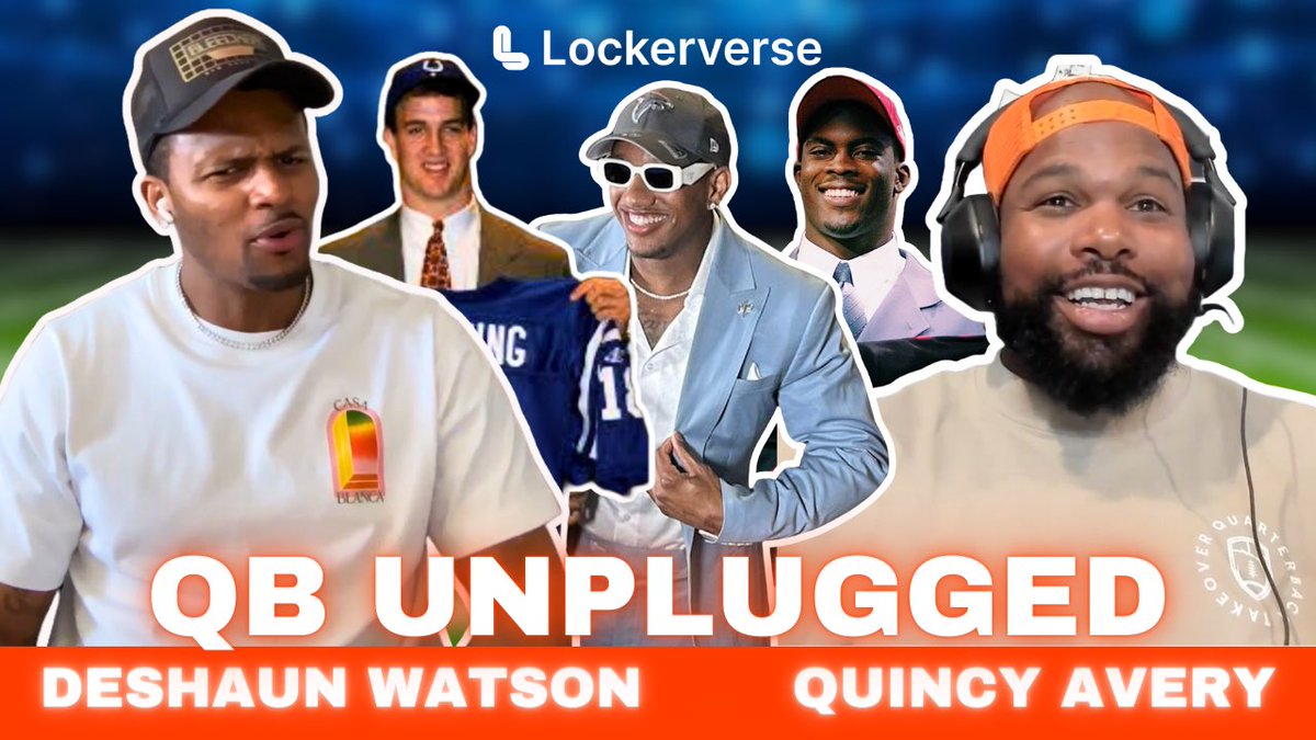 🚨 New Episode Release 🚨 Michael Penix Breakdown on Film with 4, NBA Playoffs & MORE! Deshaun Throwing How Far?! | Ep 27 QB Unplugged 🔌with @DeshaunWatson & @QuincyAvery Watch the new episode NOW! 📱 app.lockerverse.com/invite/dw4 🖥️youtu.be/yPFbpl97EeM #Browns #NFLDraft