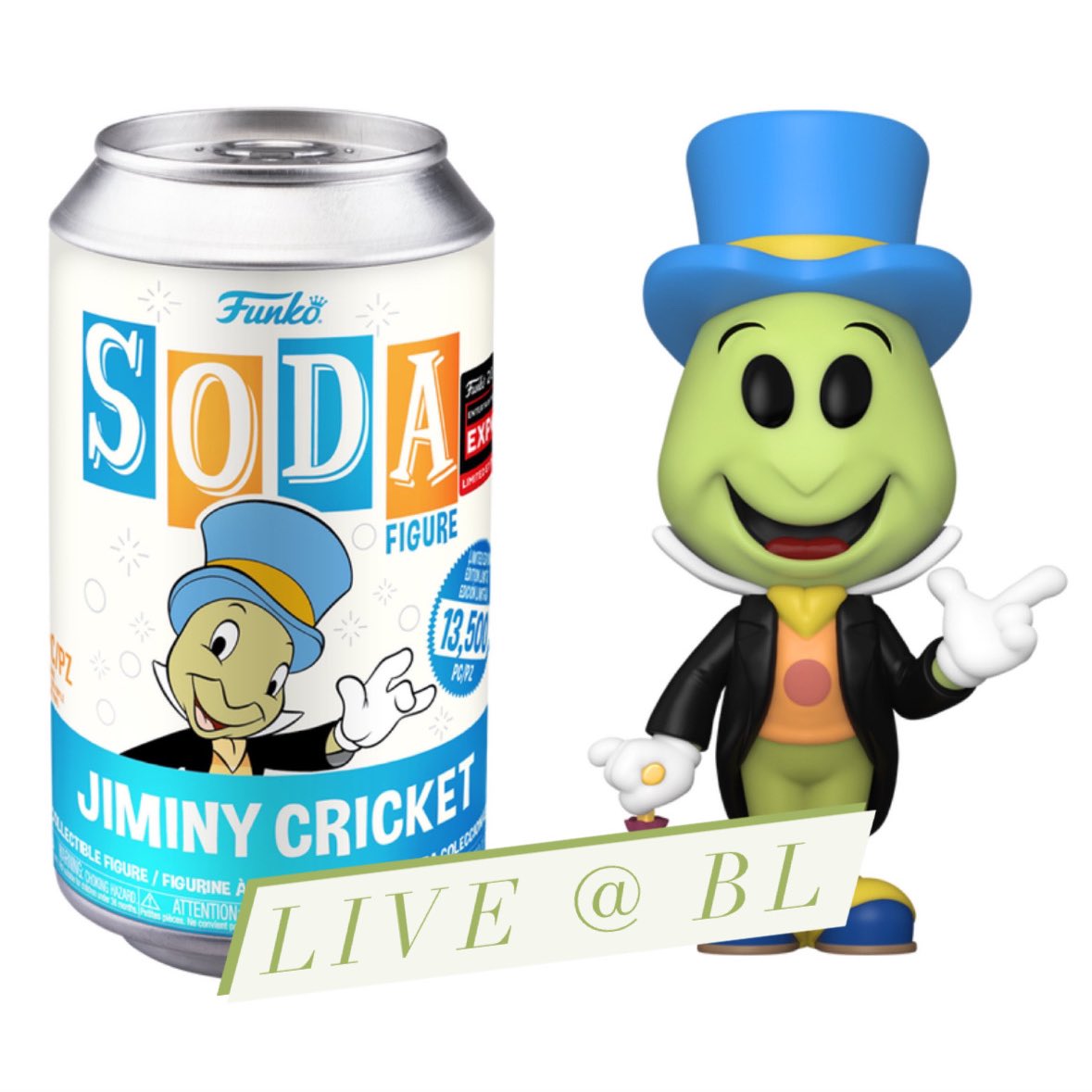 C2E2 exclusive Jiminy Cricket Funko Soda! Is live at Box Lunch ~ also 20% off! Sold out on the F Shop ~
Linky ~ fnkpp.com/BLJim
#Ad #C2E2 #FPN #FunkoPOPNews #Funko #POP #POPVinyl #FunkoPOP #FunkoSoda