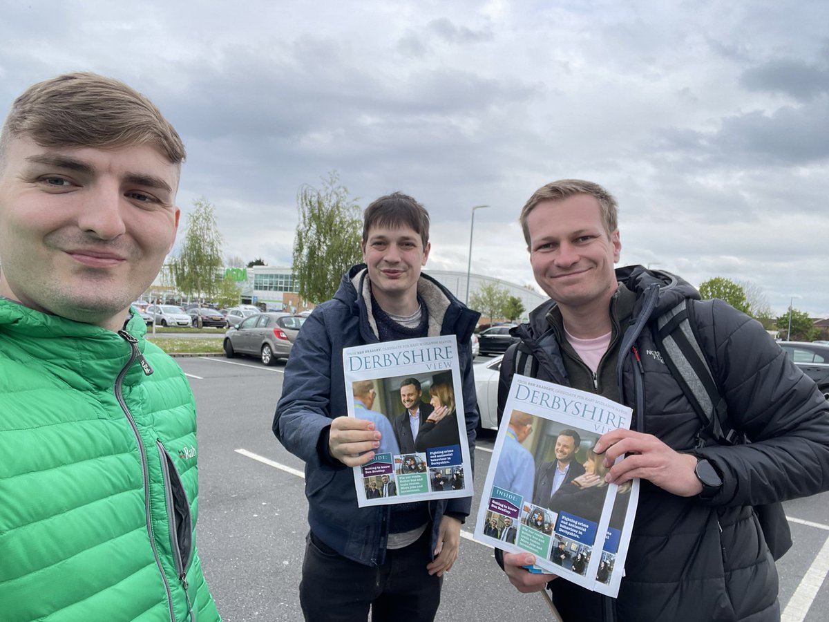 Out with the troops in Sinfin Derby South. Having a blast it must be said, I do love campaigning! 💙