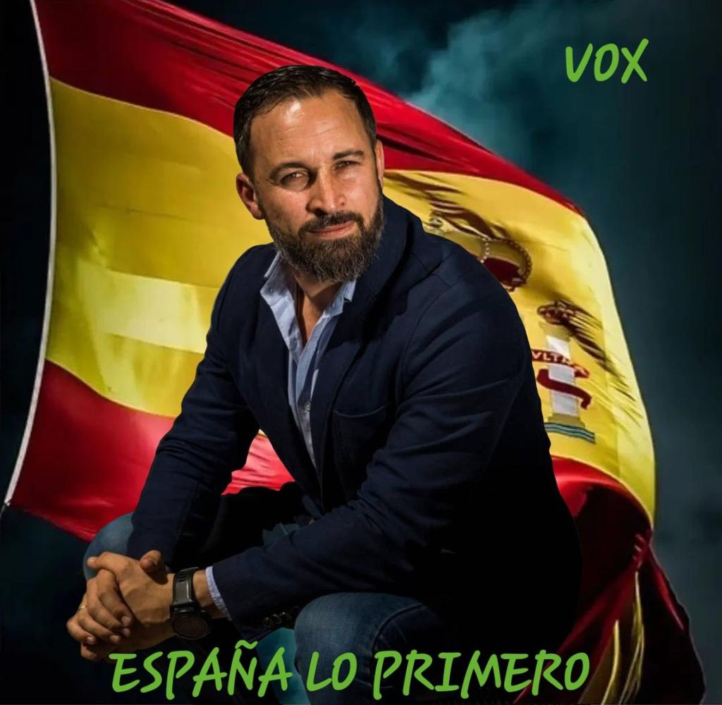 Buenas noches españoles TODOS

Orgulloso de ser Español cristiano y afiliado a VOX.

#PedroSanchez a la política se viene ya llorado.

#SanchezDimision 
#PedroSanchezDimision
#SoloQuedaVox
#TeamVox