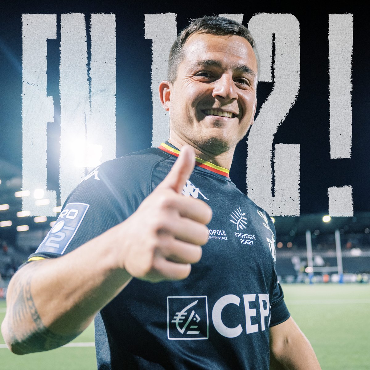 ProvenceRugby's tweet image. Oui, oui, NOUS SOMMES EN 1/2 FINALE !