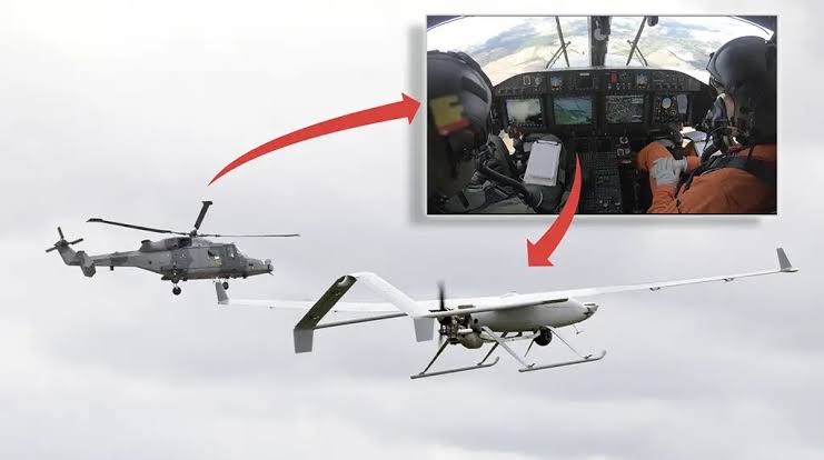AW159 Wildcat Helikopteri, İngiltere'nin İlk İnsanlı-İnsansız Ekip Çalışması (MUMT) Denemelerinde İHA'yı Uzaktan Kontrol Etmişti