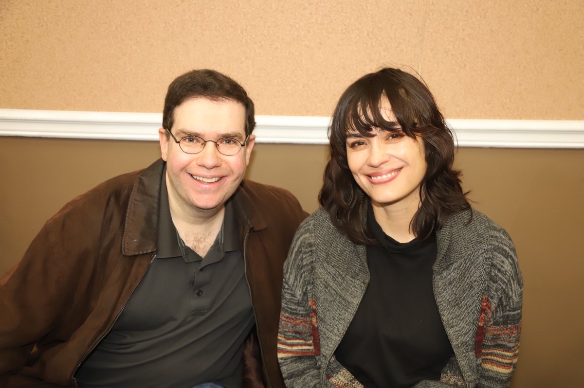 Me meeting Shannyn Sossamon at NJ Horror Con, last weekend. This photo was taken by Barry Brown.