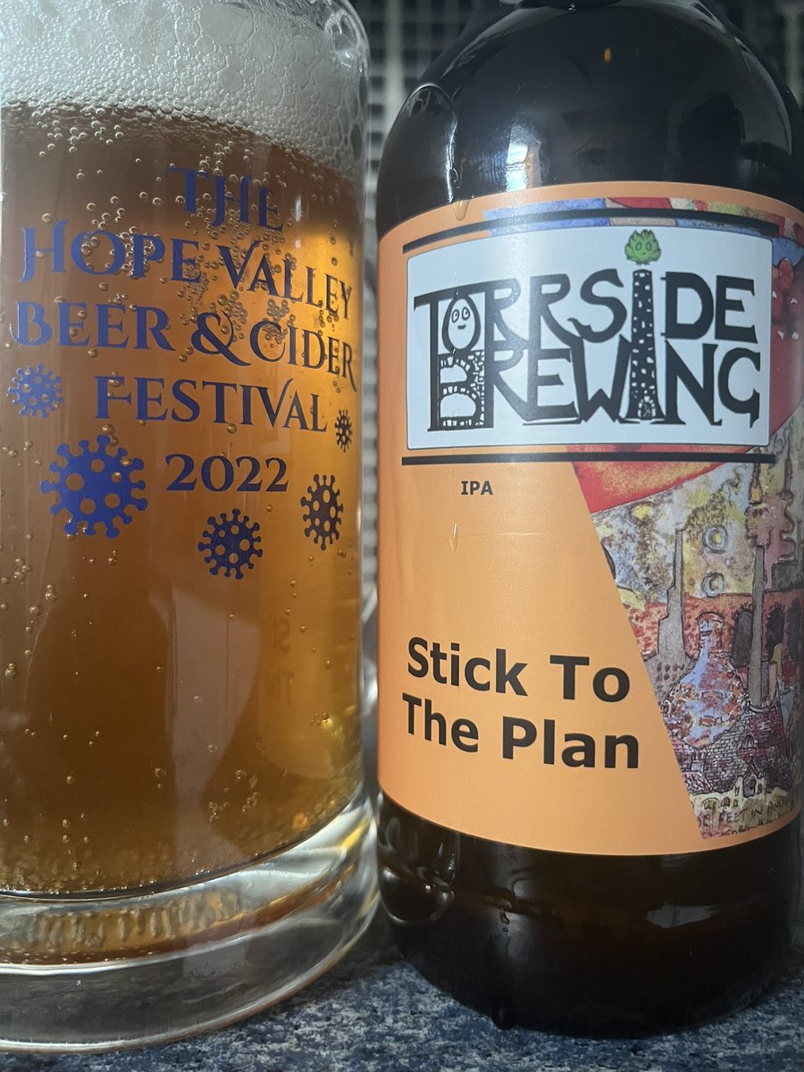 Toasting our victory on the Mottram Bypass with an awesome beer from @Torrside. Stick to the plan!