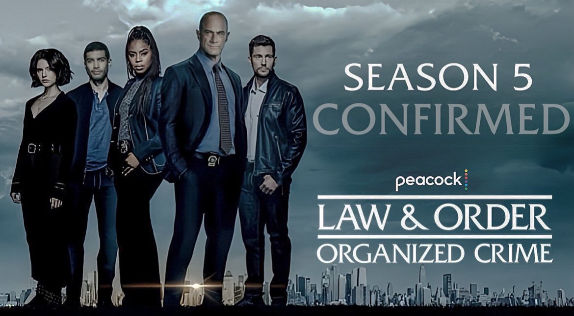 🚨 [Confirmed!] 🚨 #LawAndOrderOC |  | #Season5 Renewed! 👏👏👏One of the top TV show ever! Moving to @peacock with 10 new episodes | 2024-2025. We can’t wait to have you back! #WeDidIt 👏🫶❤️ @Chris_Meloni  @DaniMoneTruitt @lawandordertv