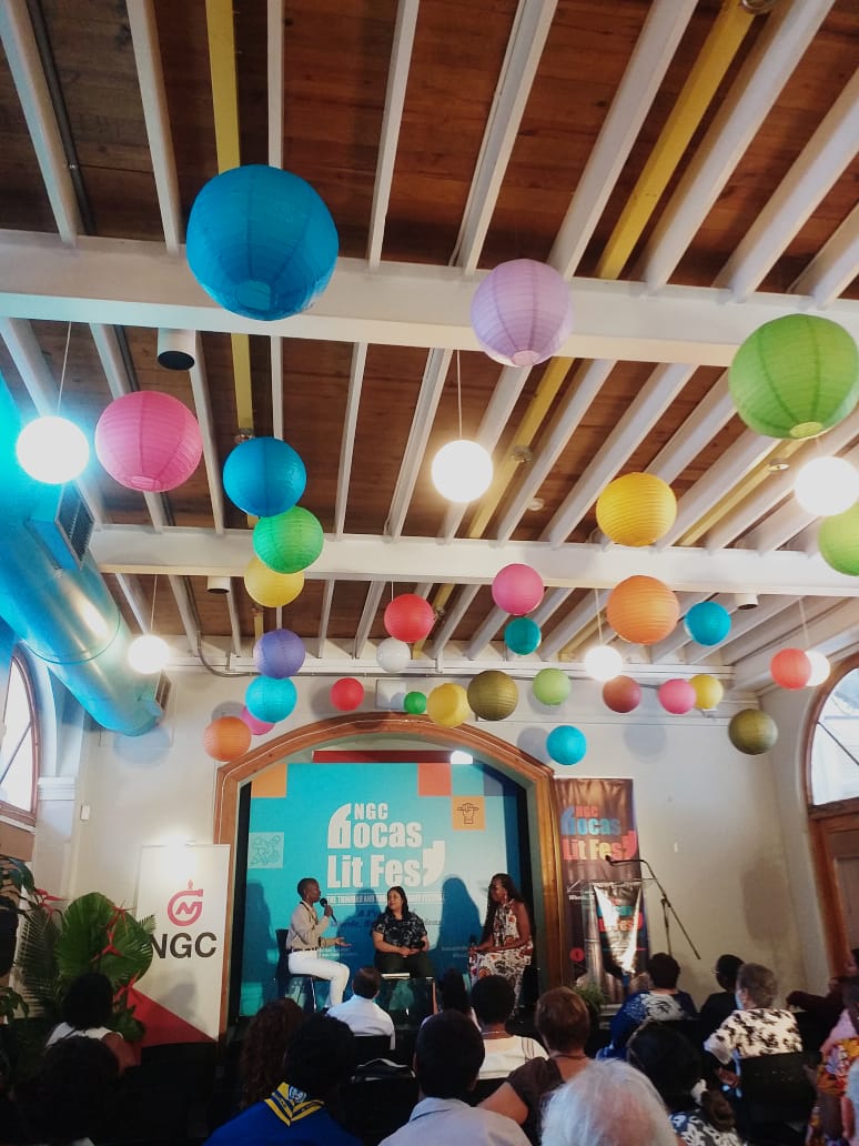 Met @premeesaurus, @drkarenlord  panel led by @akilamantado  at this year's @bocaslitfest 🖋📚. 
#bocas2024