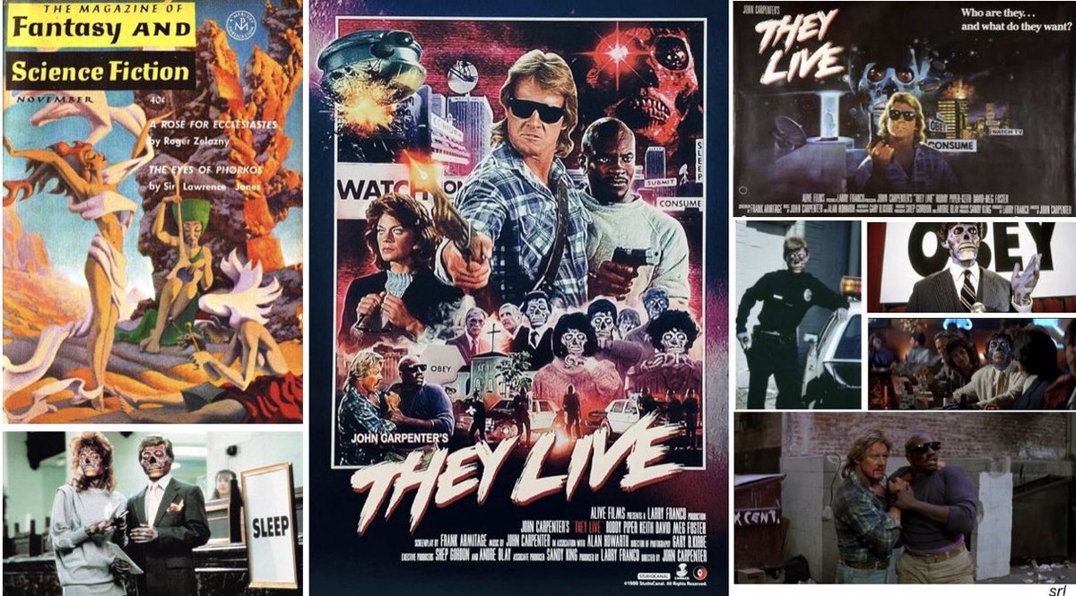 9:05pm TODAY on @TalkingPicsTV  👌Worth a Watch👌

The 1988 #SciFi #Action #Horror film🎥 “They Live” directed & written by #JohnCarpenter

Based on #RayNelson’s 1963 short story📖 'Eight O'Clock in the Morning'

🌟#RoddyPiper #KeithDavid #MegFoster #RaymondStJacques