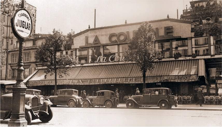 La Coupole, boulevard du Montparnasse. 
Années 1930. Paris
Maigret- Polanski