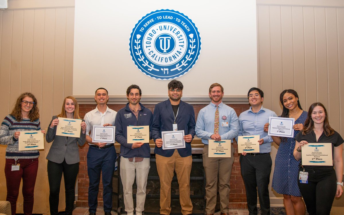 Check out highlights from TUC Research Day! Thank you to the Touro University California Public Health Program for organizing this event, nearly 100 posters were showcased! Learn more: tu.edu/news--events/s… #research #researchday #wearetouro #researchstudent #medschool