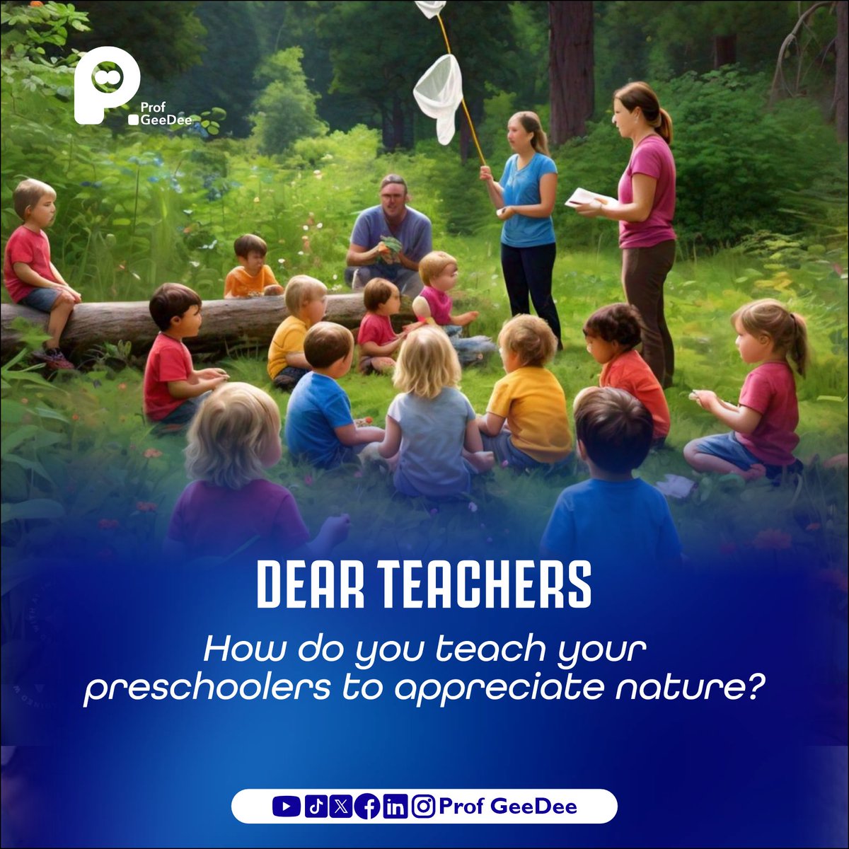 Teaching children about trees is a way to foster their curiousity about nature.  There are several ways you can get them to love and appreciate trees. 

#earlyyears
#earlylearning
#earlychildhoodeducation
#dearteacherseries
#profgeedee