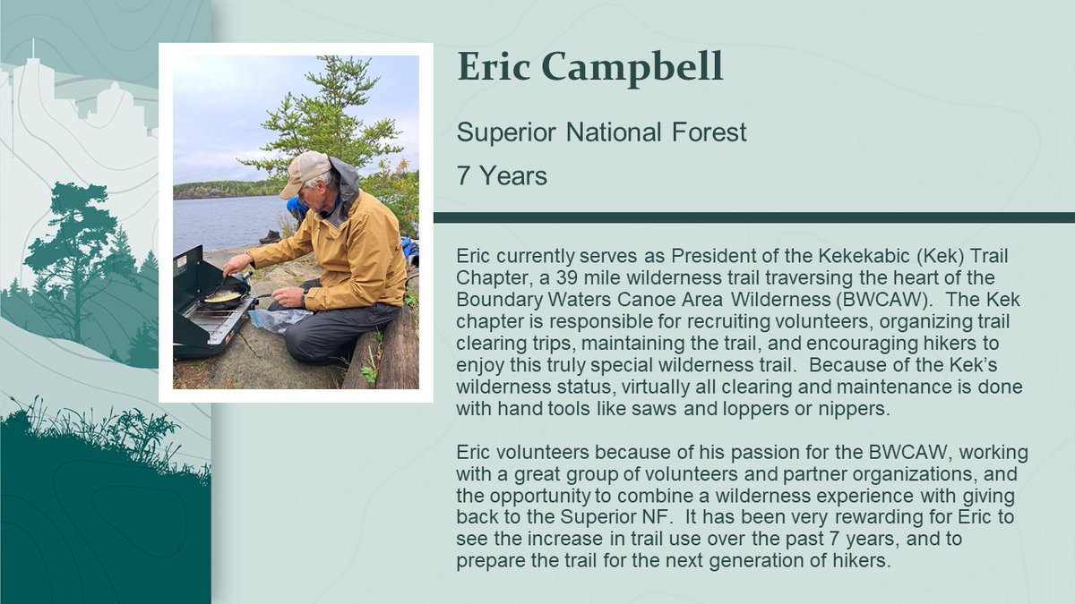 Two more volunteers left! We have so many great volunteers on the U.S. Forest Service-Superior National Forest that the fun keeps continuing through the weekend! #volunteers #VolunteerMonth