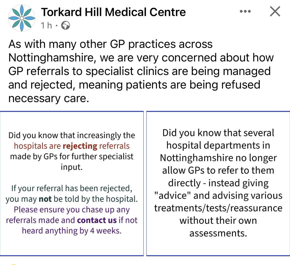 Yep, I absolutely agree! Rejection of GP referrals & conversion to ‘Advise & Avoid’