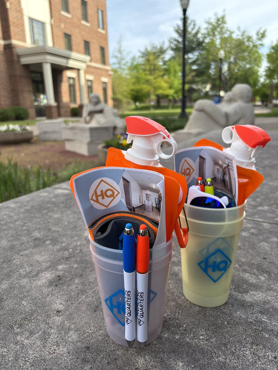 HighlandQuarter's tweet photo. Come see the good energy! Catch us on campus and you might be leaving with more than just a greetings back! #Giveaway #offcampushousing #indianastate #comesayhi https://t.co/gbwAGmIFIC
