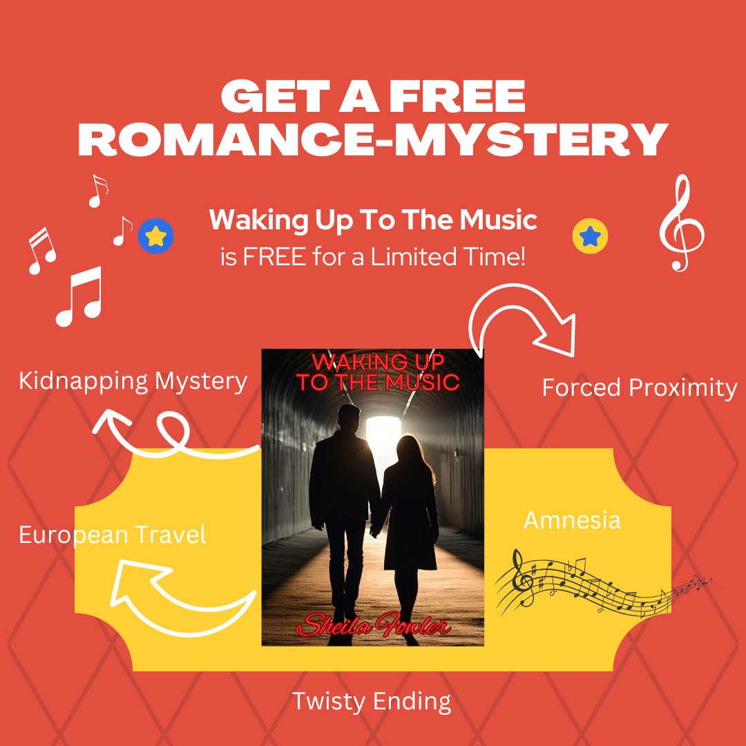 🎶📚 Get ready for a thrilling read! 📚🎶 Waking Up To The Music, my Romantic Thriller, is FREE for a limited time! Don't miss out on this heart-pounding adventure! #FreeBook #RomanticThriller #romancebooks #romancereaders amazon.com/dp/B08R28T9DC