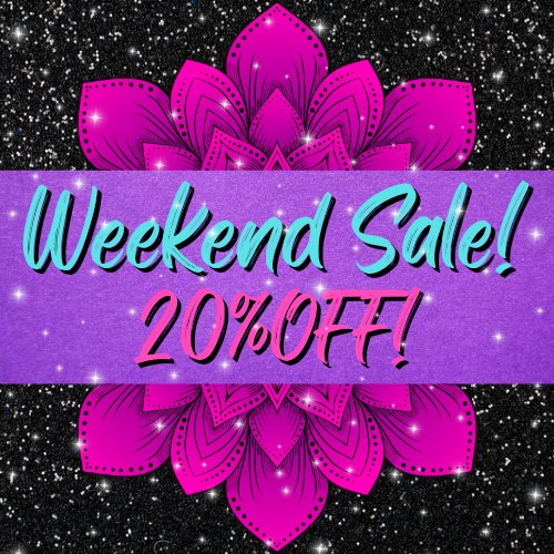 Happy Friday!! Enjoy 20% OFF everything in the shop all wekend long! Sale ends Apr 29, 2024 @ 12:00 AM. Have a great weekend!!

🪷•°SHOP LINKS°•🪷
✦ETSY✦ sparkledlotus.etsy.com
✦EBAY✦ ebay.com/str/sparkledlo…

#etsysale #jewelrysale #earringssale #handmade #etsy