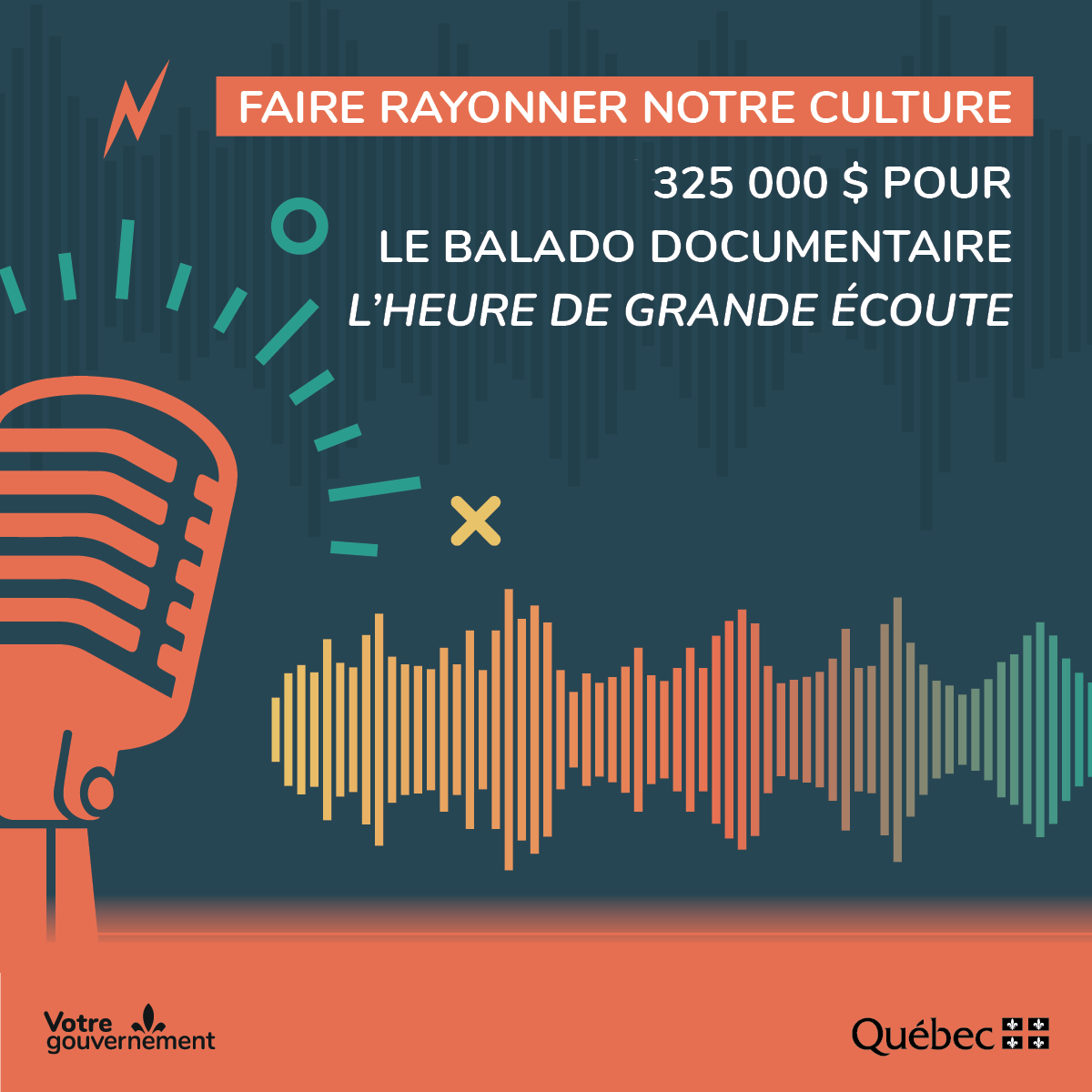 #communiqué [Appel de projets pour le rayonnement de la culture québécoise 2023-2024] Le @GouvQc annonce une aide financière de 325 000 $ au Festival Transistor Détails : bit.ly/3JC2bWU | @Transistor____ #CultureQc