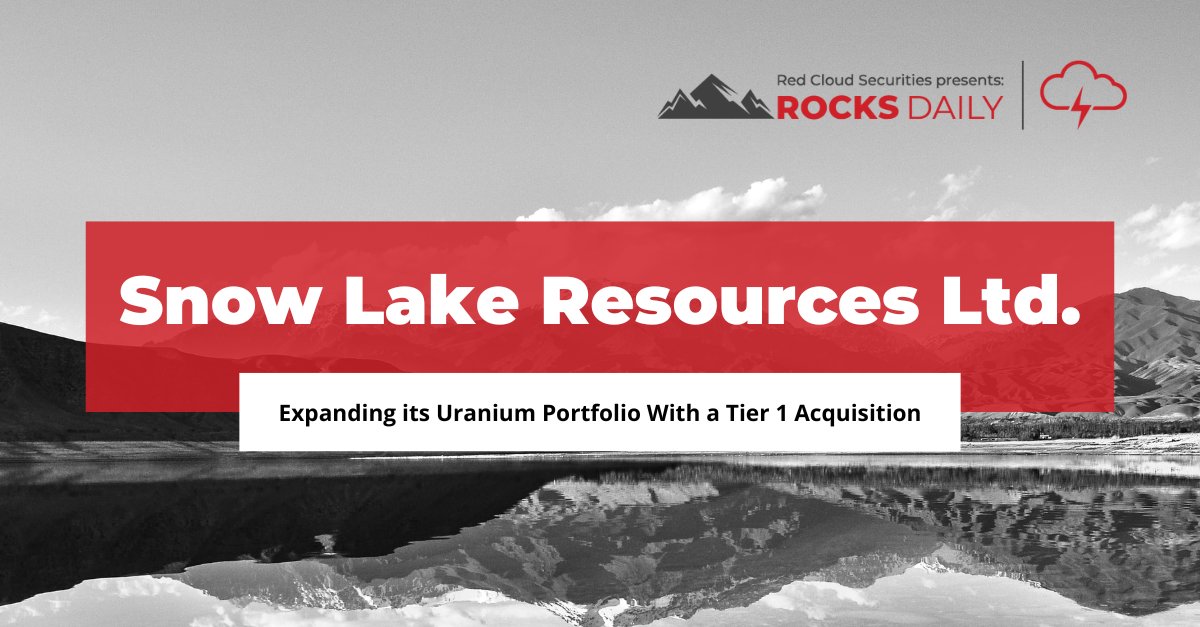 .@SnowLakeEnergy announced that it has entered into an agreement to acquire a 100% interest in the ~19,000 ha Black Lake #uranium project, located in the northeastern #AthabascaBasin. See news release here: bit.ly/44dBh13 $LITM #Mining