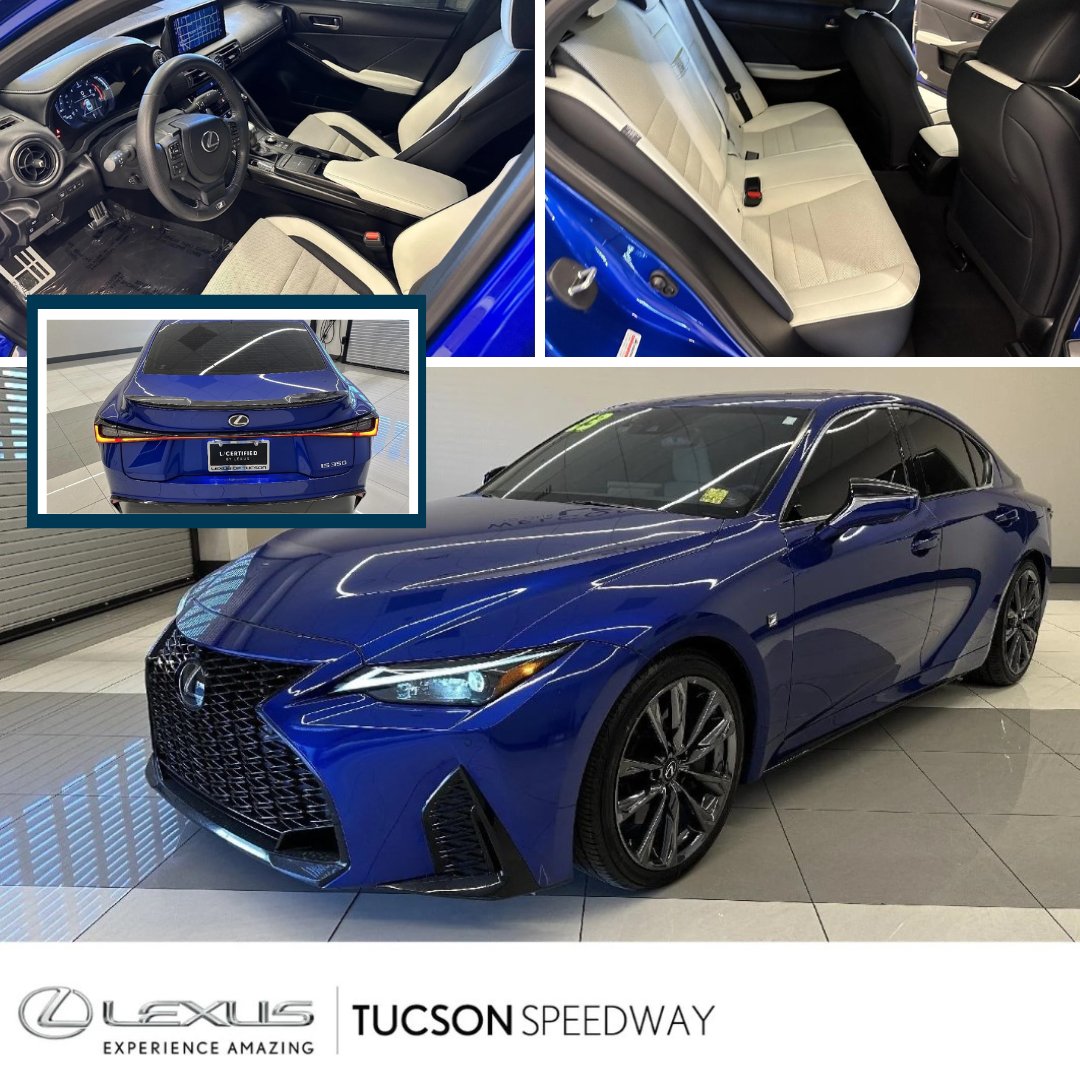 Experience driving exhilaration with the 2023 Lexus IS 350 F SPORT, now at Lexus of Tucson Speedway! 😍

✨ Keyless Entry
✨ Lane Departure Warning
✨ Blind Spot Monitor

Schedule your test drive today 👉  rpb.li/Qker

#LexusTucsonSpeedway #Lexus #TucsonArizona
