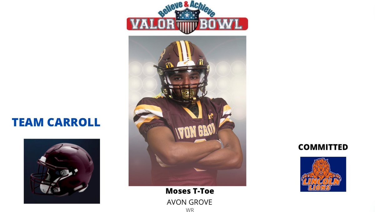 2024 Believe &amp; Achieve Valor Bowl Selection...