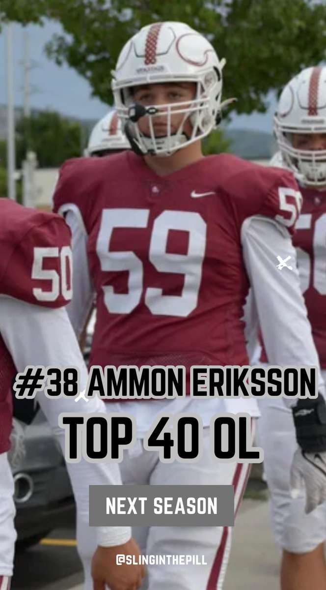 NUMBER 38: @ammon_eriksson out of @Viewmont_FBL