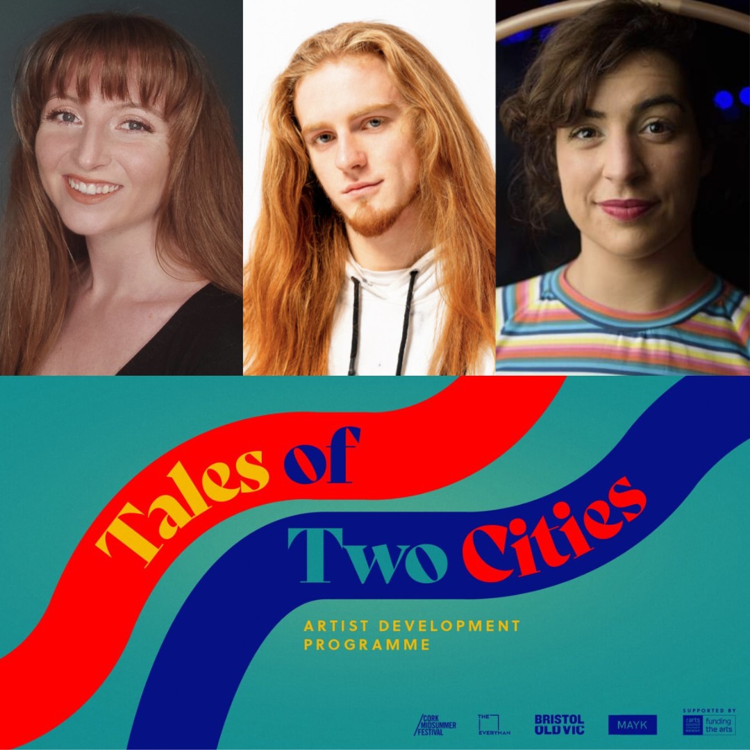 The Everyman and @corkmidsummer are delighted to announce the artists selected for Tales of Two Cities 2024 - artist development and mentorship programme. Congratulations to Orla Devlin, Kyle English and Kate Mitchell! Find out more from corkmidsummer.com.