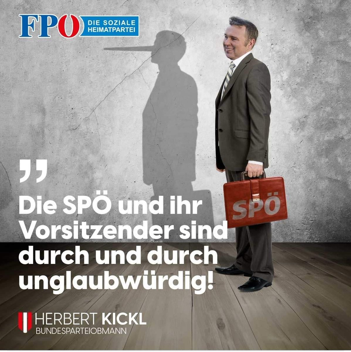 Herbert #Kickl #FPÖ auf Facebook:

Die Forderung des #SPÖ-Vorsitzenden #Babler für ein „Recht auf analoges Leben“ ist ein Treppenwitz der Geschichte. Bisher war es immer die SPÖ, die als treibende Kraft der Digitalisierung agierte. Die Elektronische Gesundheitsakte war eine…