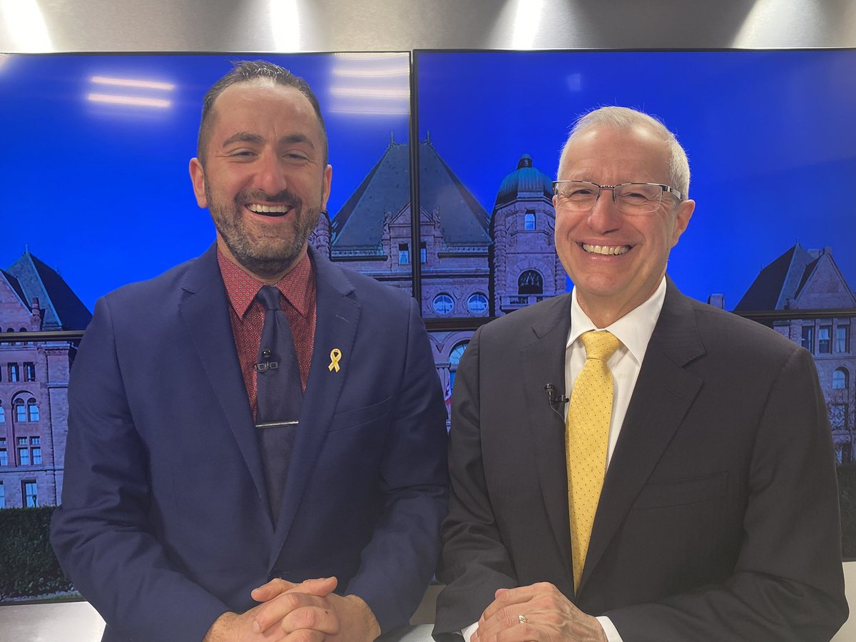 With Clarke at @yourtvnorthbay. Tune in tonight for an update on how yesterday’s exciting @HondaJP announcement will help local mining companies grow!