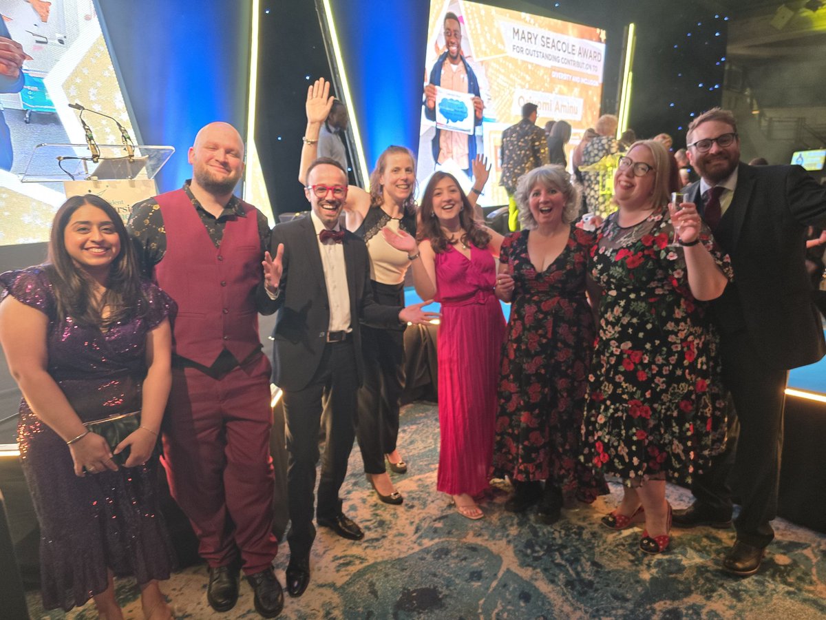 Well done to everyone today at the #SNTA2024 @NursingTimes 👏 We here at the @fhftacademy are so inspired by everyone, and it was such an honour to be part of this great event 💙