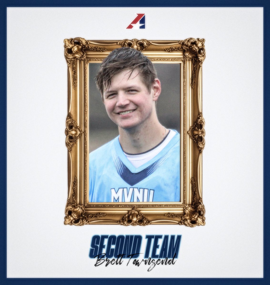 Congratulations to Brett Townsend of <a href="/MVNUlax/">MVNU Lacrosse</a> on being named to the Heart of America Conference Second Team as a midfielder!