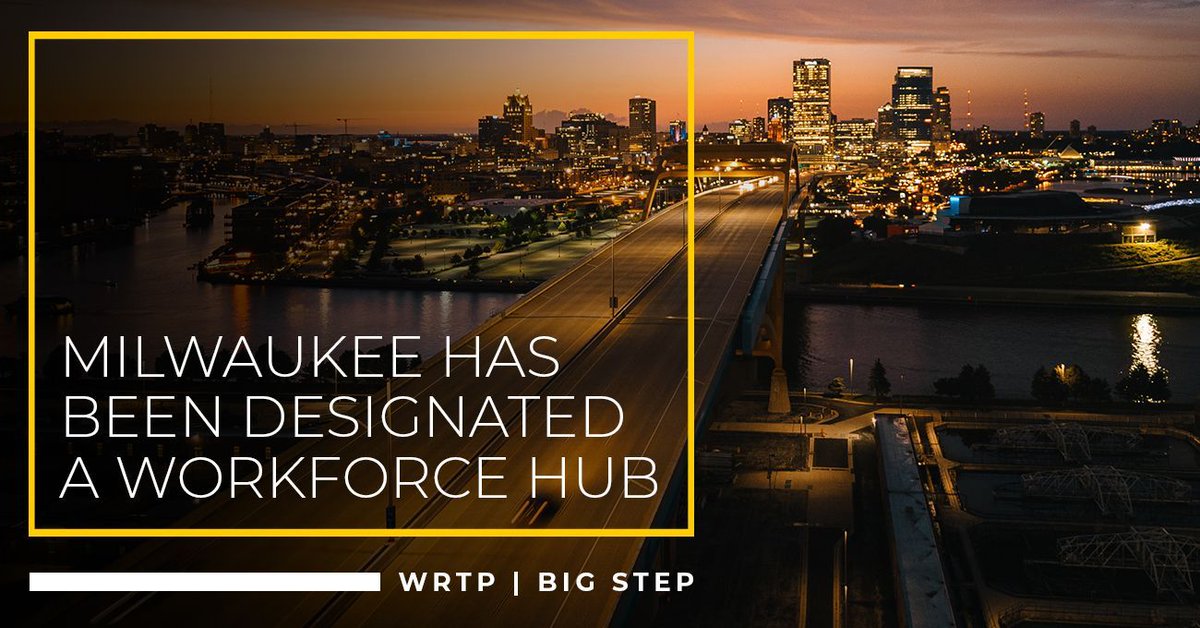 #MKE has been designated a Workforce Hub by the @WhiteHouse in association with the @USDOT & the @EPA! Using funding from the Bipartisan Infrastructure Law, WRTP | BIG STEP & our partners will strengthen infrastructure training programs & expand career paths for #WI residents 🏗