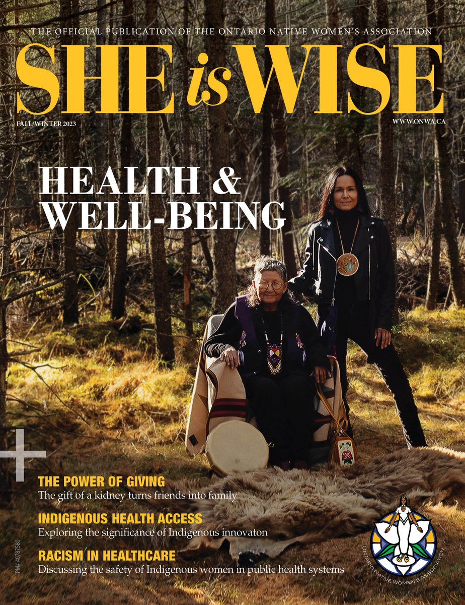 CEO’s Insights: Gain perspectives on empowering Indigenous women and fostering positive change. 🌈 Read in #SheIsWiseMagazine. onwa.ca/she-is-wise-ma… #ONWA