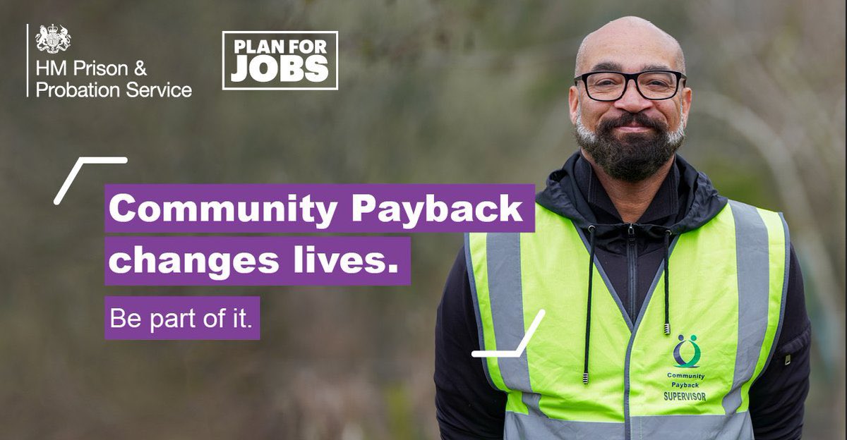 Community Payback PS Yorkshire and the Humber (@payback_ps_yath) on Twitter photo Looking for new challenge, or a different extremely rewarding role?
Why don’t you consider if you could become one of our CP Supervisors?
PT & FT roles available in Sheffield, Barnsley & Rotherham
<a href="/KHarrisonPS/">Kevin Harrison</a> <a href="/UPW_OpsManager/">Harry Dixon</a> <a href="/StavesGlyn/">Glyn Staves Glyn.staves@justice.gov.uk</a> Looking for new challenge, or a different extremely rewarding role?
Why don’t you consider if you could become one of our CP Supervisors?
PT & FT roles available in Sheffield, Barnsley & Rotherham
<a href="/KHarrisonPS/">Kevin Harrison</a> <a href="/UPW_OpsManager/">Harry Dixon</a> <a href="/StavesGlyn/">Glyn Staves Glyn.staves@justice.gov.uk</a>